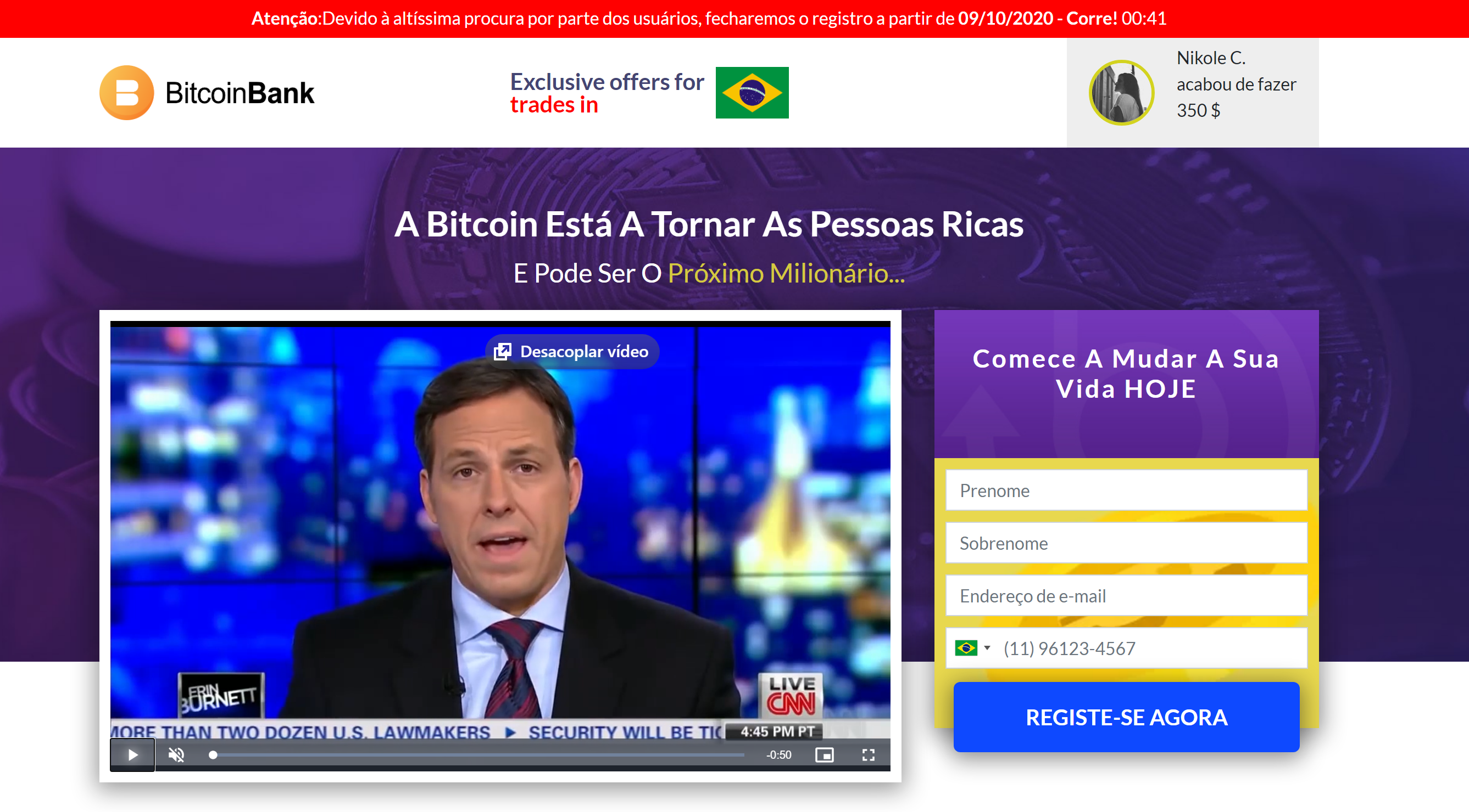 bitcoin bank brasil