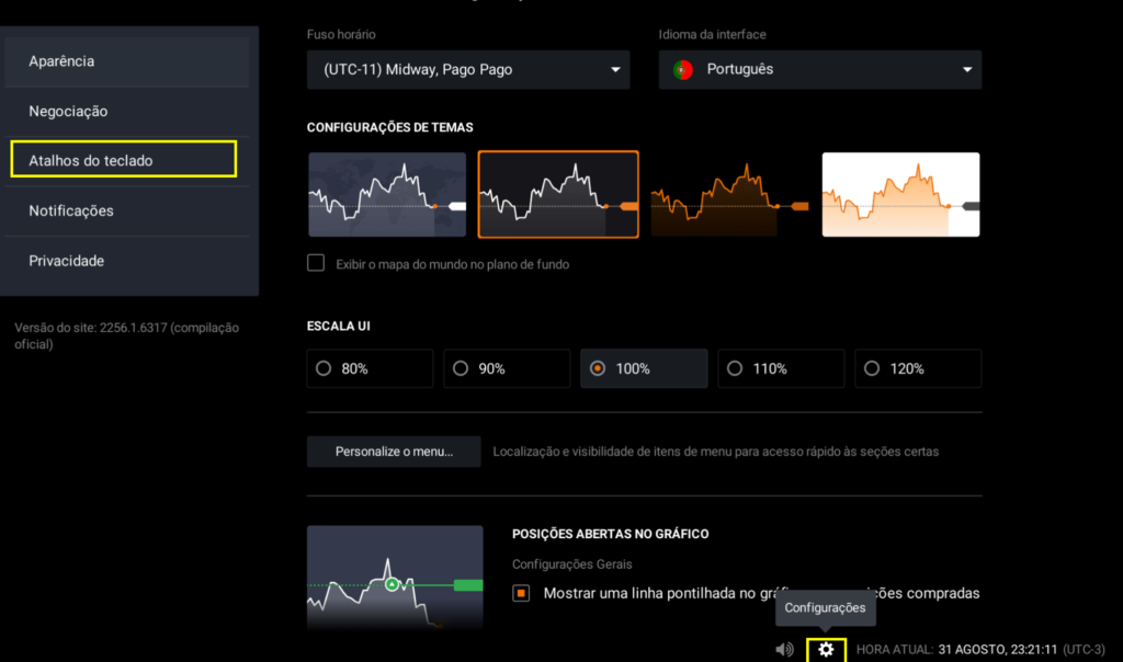 Traderoom opce IQ