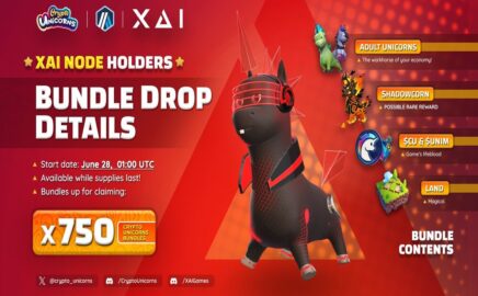 Crypto Unicorns agora está disponível em Xai antes da campanha Play to Airdrop
